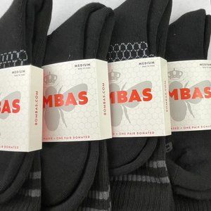 COPY - COPY - NEW Bombas Calf High Socks Arch Support medium Lot Of 4 Pairs